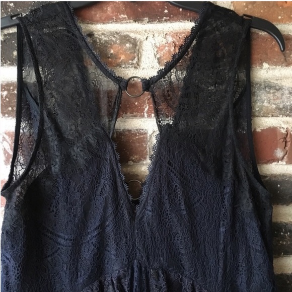 Free People - Don’t You Dare Lace Shift Dress - Picture 4 of 7